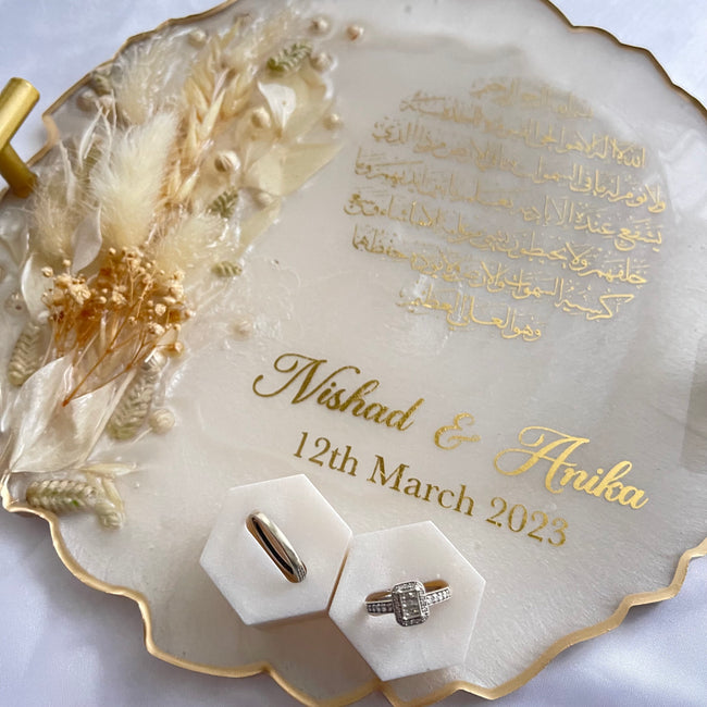 3D Floral Ring Tray CraftsbyNahima