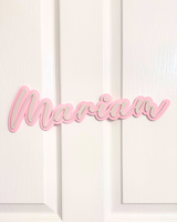 Childrens Acrylic Name Sign