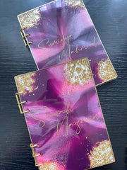 A5 Marbled Resin Notebook CraftsbyNahima