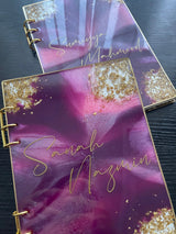 A5 Marbled Resin Notebook CraftsbyNahima
