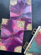 A5 Marbled Resin Notebook CraftsbyNahima