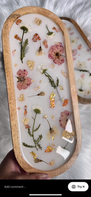 Oval Wooden Trays