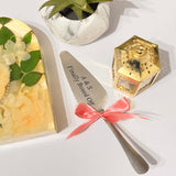 Wedding Server and Knife Set - Laser Engraved