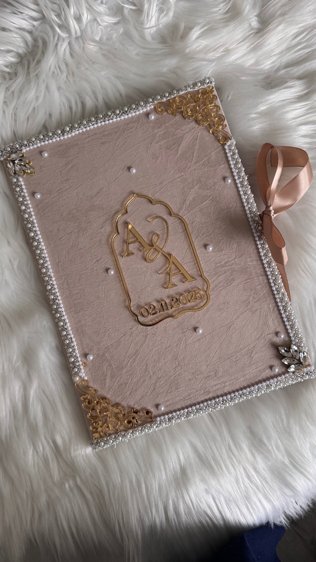 Crushed Velvet Nikkah Box Set