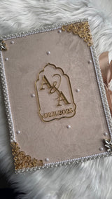 Crushed Velvet Nikkah Box Set