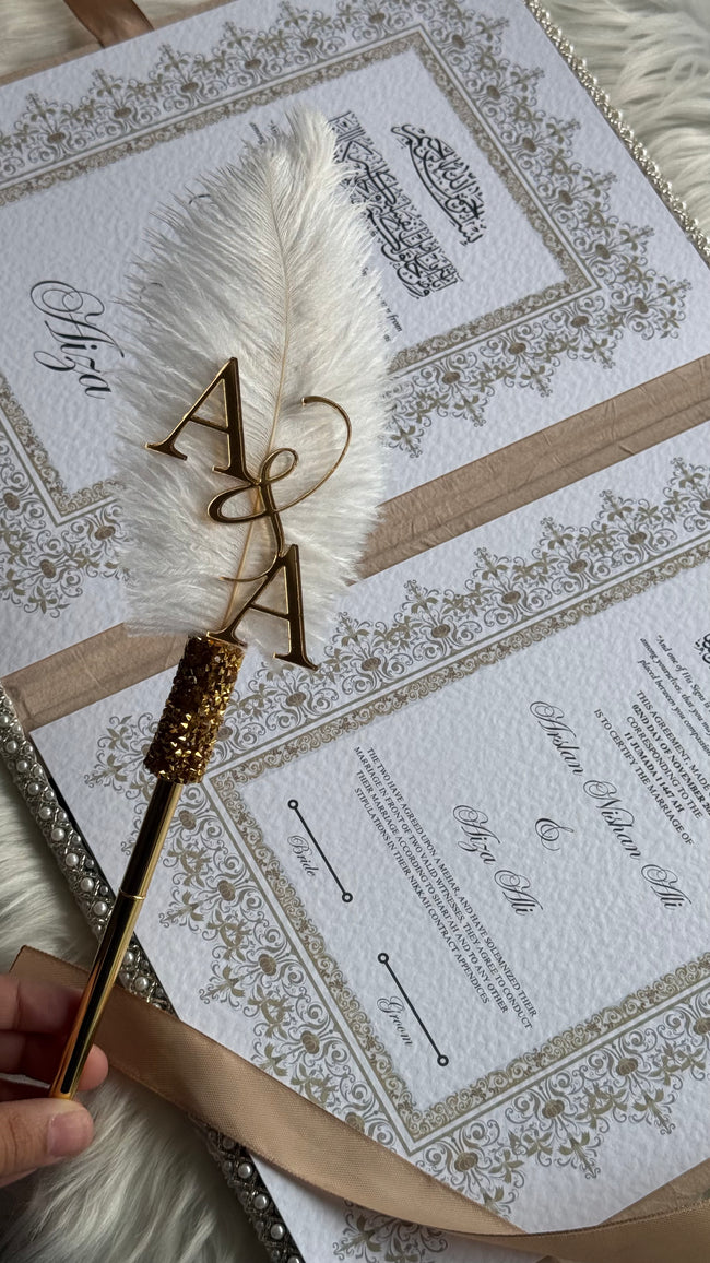 Crushed Velvet Nikkah Box Set