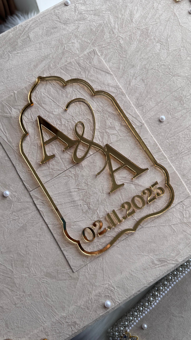 Crushed Velvet Nikkah Box Set