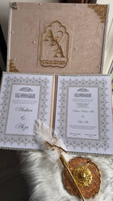 Crushed Velvet Nikkah Box Set