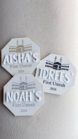 My First Umrah Plaque - Engraved Matte Acrylic