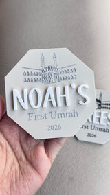 My First Umrah Plaque - Engraved Matte Acrylic