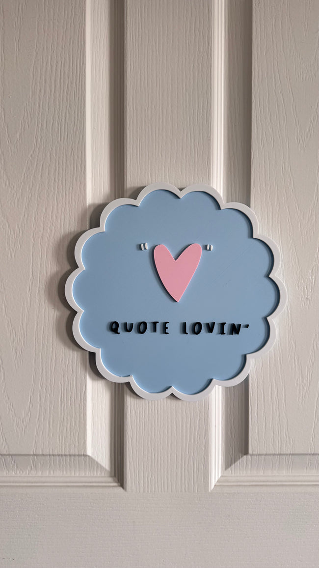 3D printed logo sign - branded
