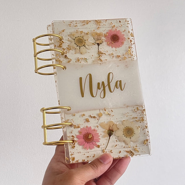 A6 Floral Notebook CraftsbyNahima