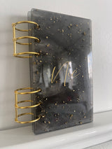 A6 Black and Gold Notebook CraftsbyNahima