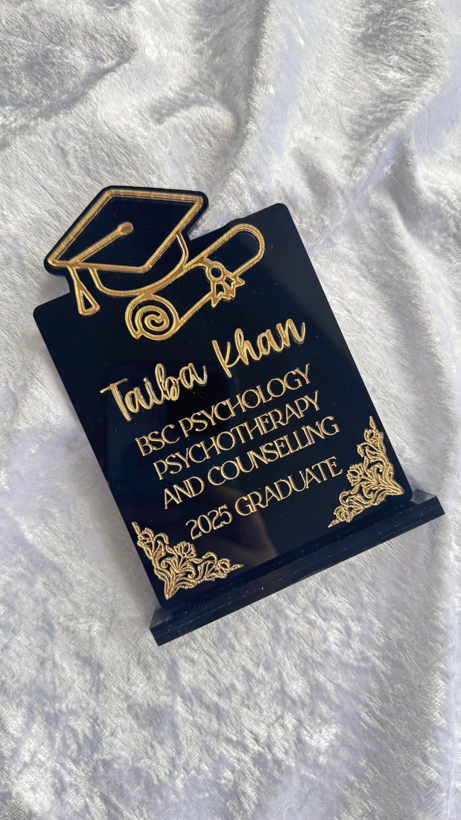Mini Graduation Acrylic Plaque