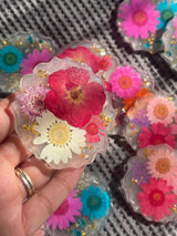 Pressed Floral Mini Magnets CraftsbyNahima