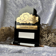 Black and Gold Countdown Display Sign