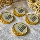 Ayatul Kursi Gold Crystal Magnets