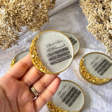 Ayatul Kursi Gold Crystal Magnets