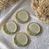 Ayatul Kursi Blue and Gold Crystal Magnets