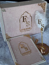 Crushed Velvet Nikkah Box Set