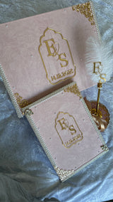 Crushed Velvet Nikkah Box Set