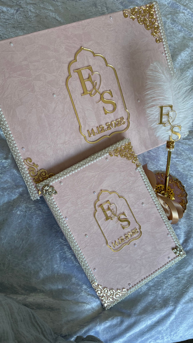 Crushed Velvet Nikkah Box Set