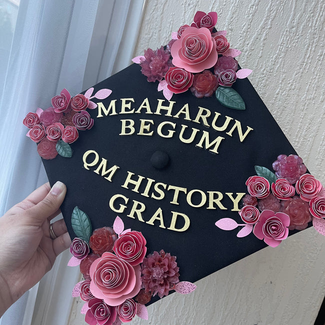 Quill Custom Designed Graduation Hat Display
