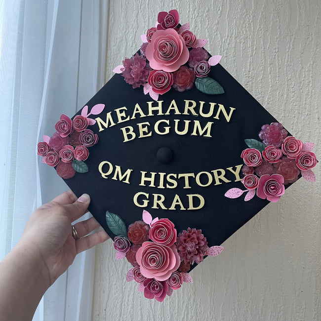 Quill Custom Designed Graduation Hat Display