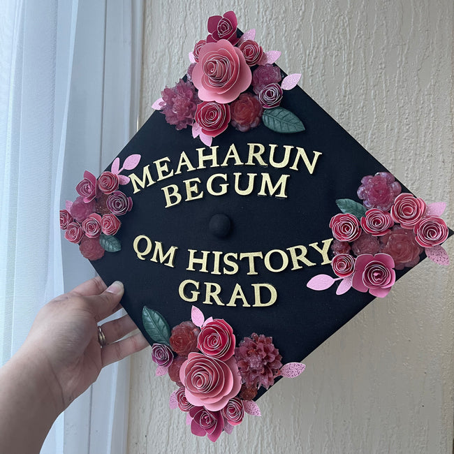 Quill Custom Designed Graduation Hat Display