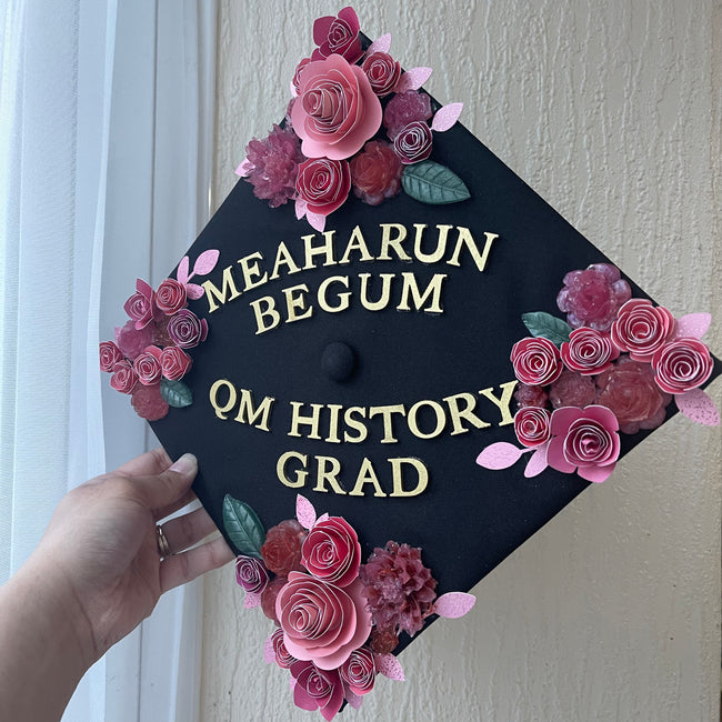 Quill Custom Designed Graduation Hat Display