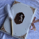 3D Monogram Leather Nikkah Nama Set