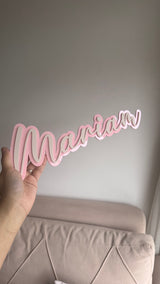 Childrens Acrylic Name Sign