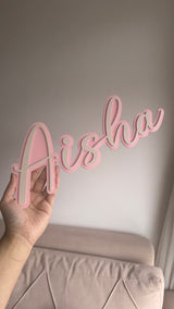Childrens Acrylic Name Sign