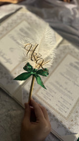 Monogram Leather Nikkah Nama Set