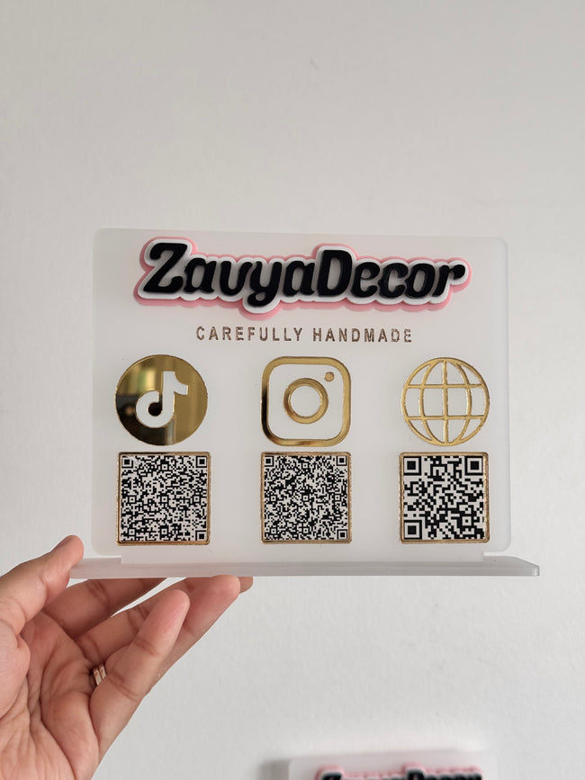 3-QR Code Logo Sign