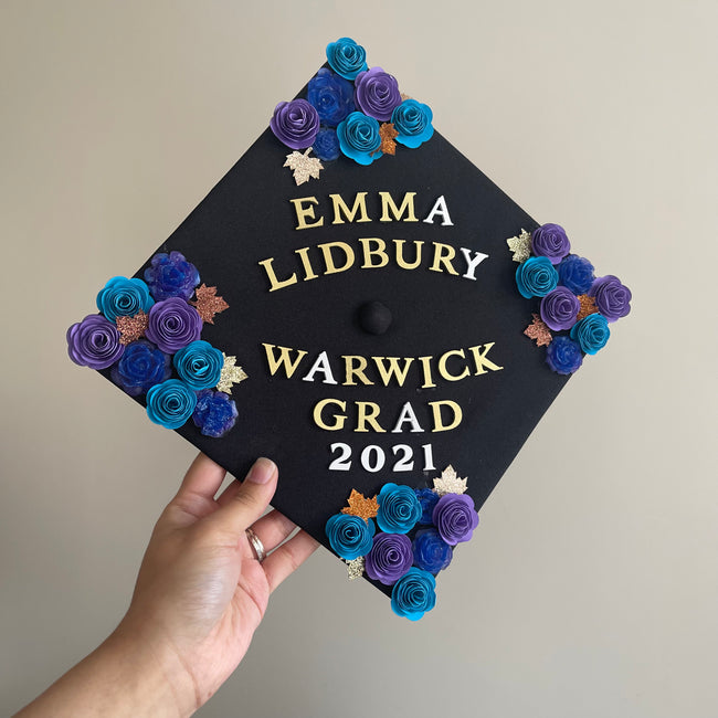 Quill Custom Designed Graduation Hat Display
