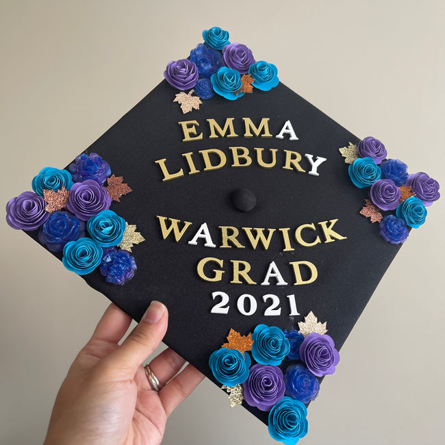 Quill Custom Designed Graduation Hat Display