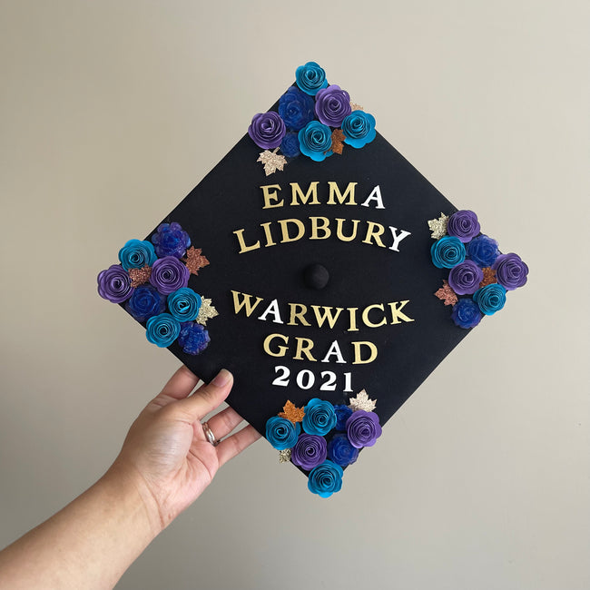 Quill Custom Designed Graduation Hat Display