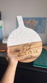 Acacia & Marble Chopping Board