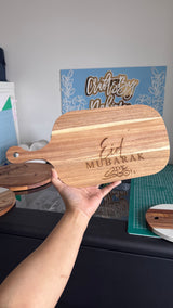 Engraved Acacia Cheeseboard / Food Display Board