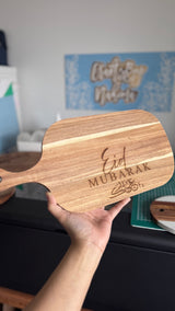 Engraved Acacia Cheeseboard / Food Display Board