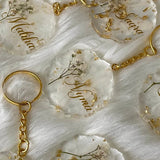 Baby breaths/ Gypsophillia Personalised Keychains/ Keyring