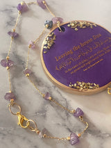 Premium Amethyst Car Hanging Ornament - Travel Dua