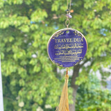 Premium Amethyst Car Hanging Ornament - Travel Dua