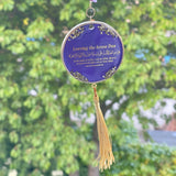 Premium Amethyst Car Hanging Ornament - Travel Dua