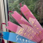 Acrylic Personalised Bookmark