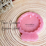 Flower Scalloped Keychain Keyring Silicone Mould 6cm - Resin, Jesmonite, Wax