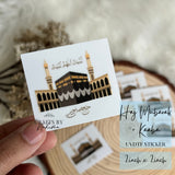 Hajj Mubarak Kaaba UVDTF Sticker, Resin Transfer Sticker