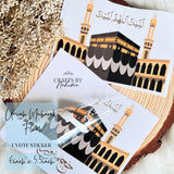 Hajj Mubarak Kaaba UVDTF Sticker, Resin Transfer Sticker