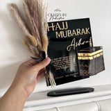 Hajj Mubarak Acrylic Laser Cut and Engraved Display Sign